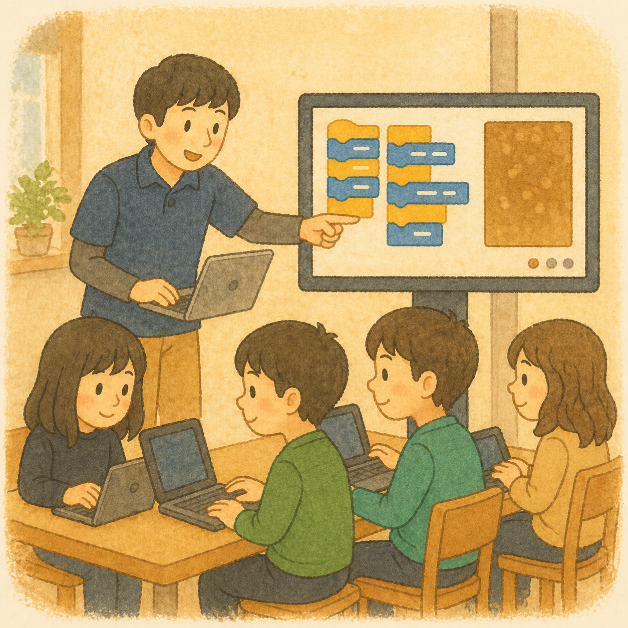 地方創生における親子参加型プログラミング体験